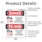 Signmission Inorganic Arsenic Cancer Hazard Bilingual Danger Sign, Vinyl Decal, 18in W x 24in L, 2PK OS-2PACK-DS-D-1824-VS-1376 - alternate 6